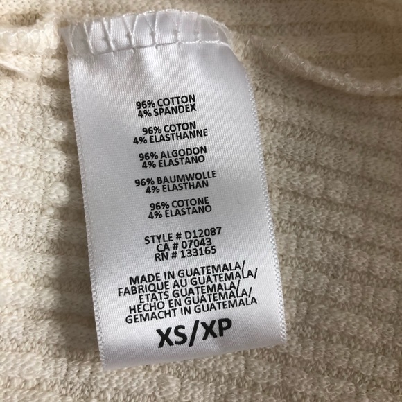 Eri + Ali  long sleeve open open back  sweatshirt - Picture 5 of 7